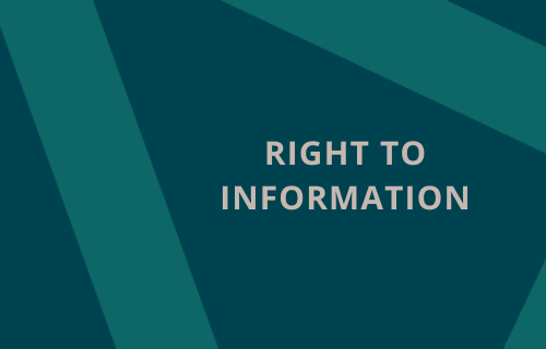 RIGHT TO INFORMATION